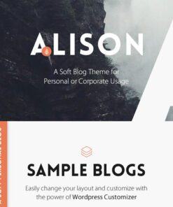 Anne Alison – Soft Personal Blog Theme