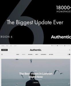 Authentic – Lifestyle Blog & Magazine WordPress Theme