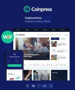 Coinpress | ICO Cryptocurrency Magazine & Blog WordPress Theme