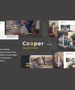 Cooper – Creative Responsive Personal Portfolio WordPress Theme