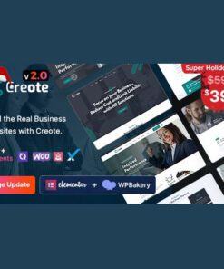 Creote – Corporate &Consulting Business WordPress Theme