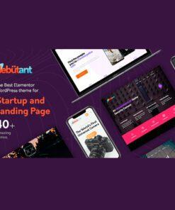 Debutant – Elementor Landing Page WP theme