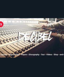 Decibel – Professional Music WordPress Theme