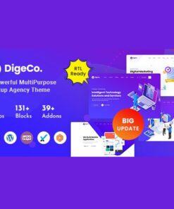 Digeco – Startup Agency WordPress Theme