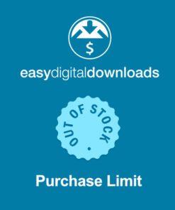 Easy Digital Downloads Purchase Limit