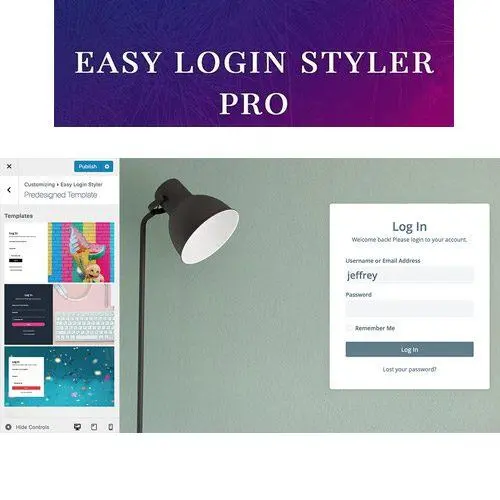 Easy Login Styler Pro By Phpbits