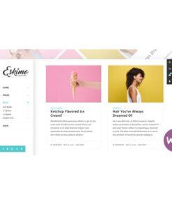 Eskimo – Minimal Personal WordPress Blog & Shop Theme