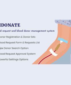 IDonatePro – Blood Donation, Request And Donor Management WordPress Plugin