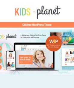 Kids Planet – A Multipurpose Children WordPress Theme for Kindergarten and Playgroup