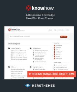 KnowHow – A Knowledge Base WordPress Theme