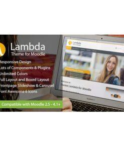 Lambda – Responsive Moodle Theme