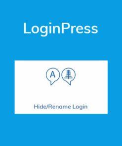 LoginPress Hide Rename Login