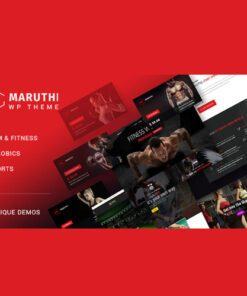 Maruthi – Fitness Gym Trainer WordPress Theme