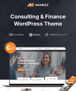Maxbizz – Consulting & Financial Elementor WordPress Theme