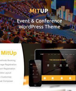 MitUp – Event & Conference WordPress Theme