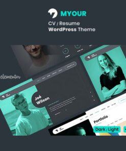 Myour – CV WordPress Theme
