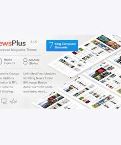 NewsPlus – News and Magazine WordPress theme