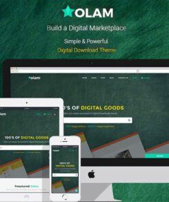 Olam – WordPress Easy Digital Downloads Theme, Digital Marketplace, Bookings