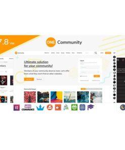 OneCommunity – BuddyPress Membership Theme