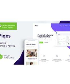 Piqes | Creative Startup & Agency WordPress Theme
