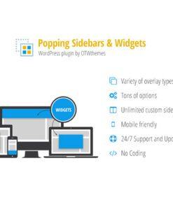 Popping Sidebars and Widgets for WordPress