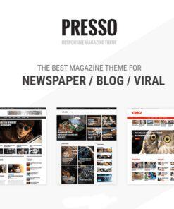 PRESSO – Modern Magazine / Newspaper / Viral Theme