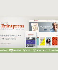 Printpress – Book Publishing WordPress Theme