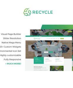 Recycle – Environmental & Green Business WordPress Theme