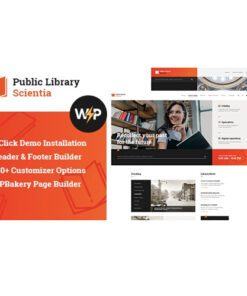 Scientia | Public Library & Book Store Education WordPress Theme