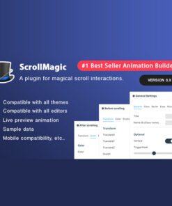 Scroll Magic WordPress – Scrolling Animation Builder Plugin
