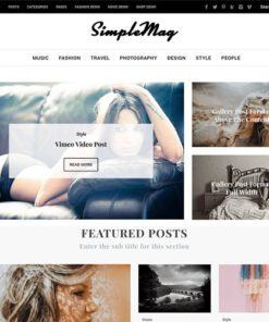SimpleMag – Magazine theme for creative stuff