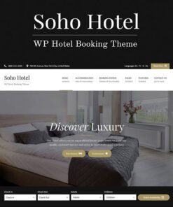 Soho Hotel Booking – Hotel WordPress Theme