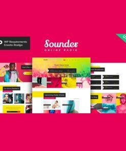 Sounder | Online Internet Radio Station WordPress Theme + RTL