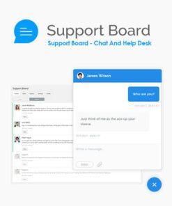 Support Board – Chat And Help Desk