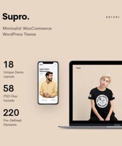 Supro – Minimalist AJAX WooCommerce WordPress Theme