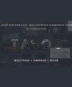 Talos – Creative Multipurpose WordPress Theme