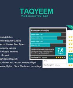 Taqyeem – WordPress Review Plugin
