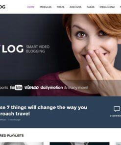 Vlog – Video Blog / Magazine WordPress Theme