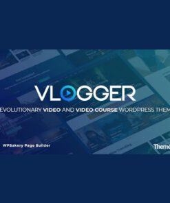 Vlogger: Professional Video & Tutorials WordPress Theme