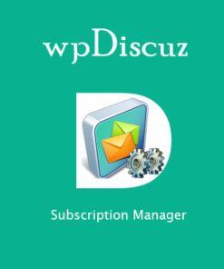 wpDiscuz – Subscription Manager