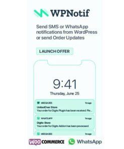 WPNotif: WordPress SMS & WhatsApp Message Notifications