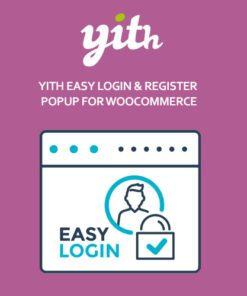 YITH Easy Login & Register Popup For WooCommerce