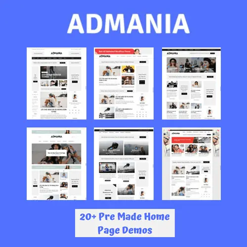 Admania – Adsense WordPress Theme With Gutenberg Compatibility