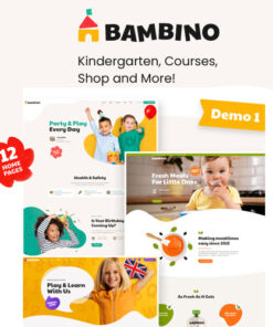 Bambino – Child & Baby Care WordPress Theme