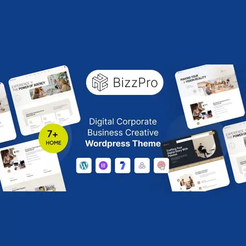 Bizzpro – Digital Corporate Business Creative WordPress Theme Multipurpose