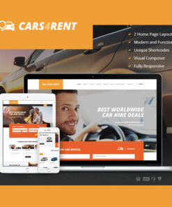 Cars4Rent | Auto Rental & Taxi Service WordPress Theme + RTL