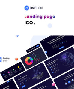 Cryptlight – ICO NFT AI Landing Page WordPress Theme