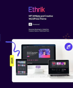 Ethrik – Creative & NFT Affiliate WordPress Theme
