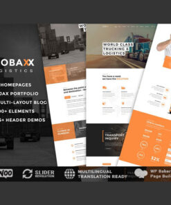 Globax – Logistics WordPress Theme + Woocommerce