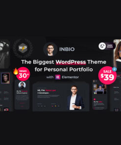 InBio – Personal Portfolio WordPress Theme